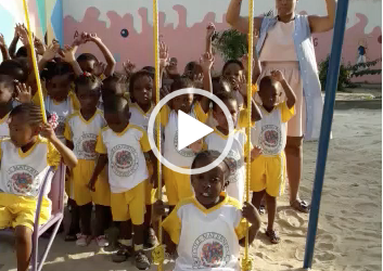 Quand les élèves de la maternelle les Perles  nous disent merci !
