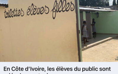 Une école publique sur deux n’est pas équipée de sanitaires fonctionnels en Côte d’Ivoire …