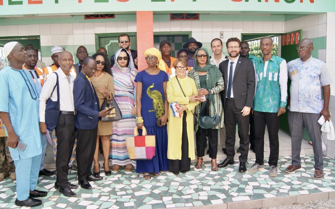 Inauguration du bloc sanitaire de l’école du Commandant Sanon.