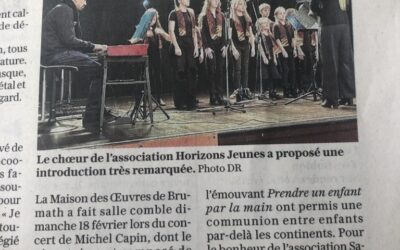 Article dans les DNA sur le concert du 18 février