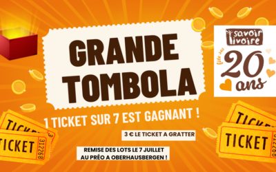 Grande Tombola des 20 ans !